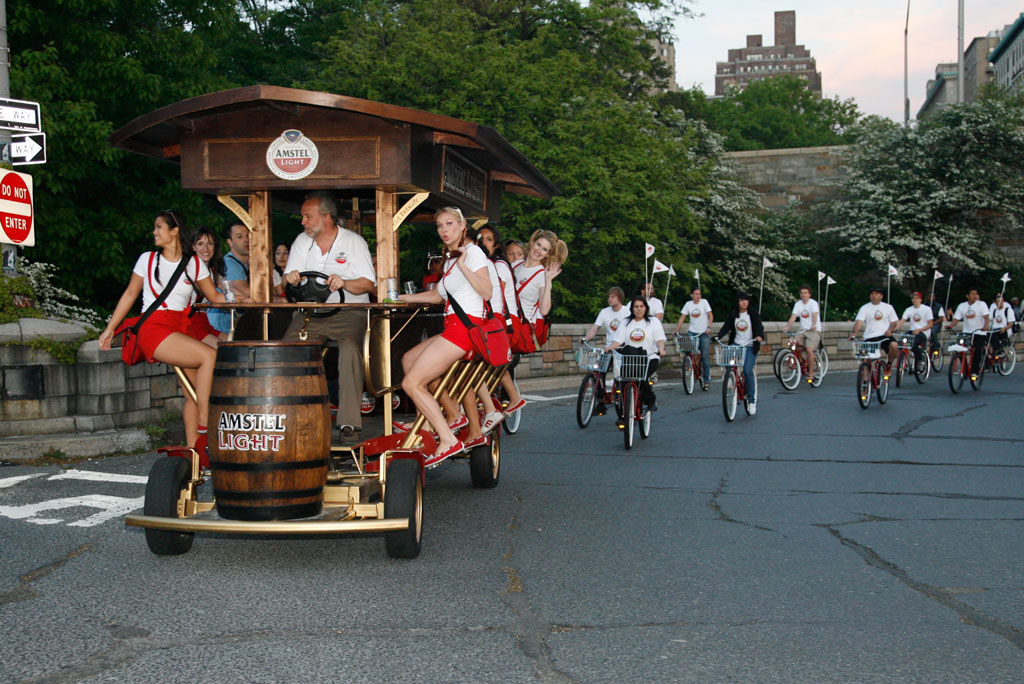 Бир-байк (Beer Bike) - транспорт для ценителей пива. Пивной велосипед.